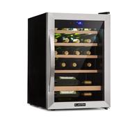 Klarstein Vinamour 48cm 19 Bottles Freestanding Wine Fridge Silver