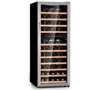 Klarstein Vinamour 50cm 73 Bottles Dual Zone Wine Fridge Silver