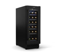 Klarstein Vinesse 30cm 18 Bottles Under-Counter Single Zone Wine Fridge Black