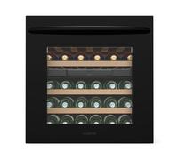 Klarstein Vinoline 60cm 30 Bottles Built-In Dual Zone Wine Fridge Black