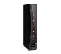 Klarstein Vinovilla 15cm 7 Bottles Under-Counter Single Zone Wine Fridge Black