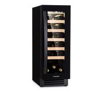 Klarstein Vinovilla 30cm 20 Bottles Under-Counter Single Zone Wine Fridge Black