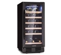 Klarstein Vinovilla 38cm 31 Bottles Under-Counter Single Zone Wine Fridge Black