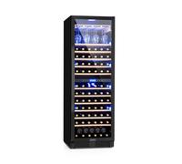 Klarstein Vinovilla 59.5cm 165 Bottles Built-Under Dual Zone Wine Fridge Black