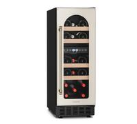 Klarstein Vinovilla Victoria 17 Bottles Under-Counter 2 Zone Wine Fridge Cream