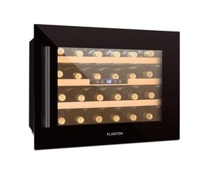 Klarstein Vinsider 54cm 24 Bottles Built-In Wine Cooler Black