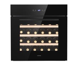 Klarstein Vinsider 55.5cm 30 Bottles Built-In Wine Cooler Black