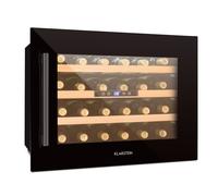 Klarstein Vinsider 55cm 24 Bottles Built-In Single Zone Wine Fridge Black