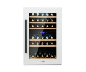 Klarstein Vinsider 59.2cm 41 Bottles Built-In Dual Zone Wine Cooler White