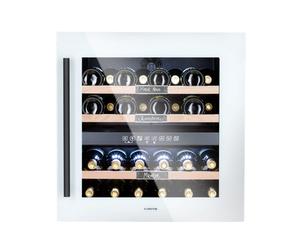 Klarstein Vinsider 59.5cm 36 Bottles Built-In Dual Zone Wine Cooler White
