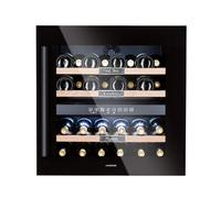 Klarstein Vinsider 60cm 36 Bottles Built-In Dual Zone Wine Fridge Black