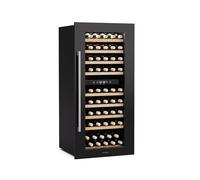 Klarstein Vinsider Duo Wine Fridge - 79 Bottle Capacity, Dual Zone, 5-22°C, Touch Control, LED Lighting, UV Protection, Built-in Wine Cooler