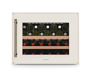 Klarstein Vinsider Victoria 60cm 28 Bottles Built-In Wine Fridge Cream