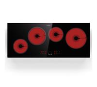 Klarstein Virtuosa 90 glass ceramic hob slim 6400 W dual