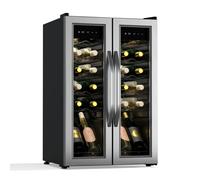 Vinamour wine refrigerator | 2 cooling zones | 7 shelves | touch operation | UV protection