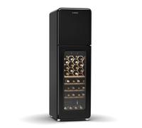 Shirley Wine Cooler + Freezer | 2-in-1-Gerät | Vintage | 2 Kühlzonen | 60 Flaschen