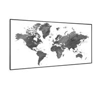 Klarstein Wonderwall Art Smart 700W 60x120cm Infrared Picture Heater Black Map