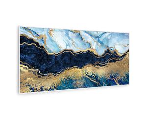 Klarstein Wonderwall Art Smart 700W Infrared Picture Heater Blue Marble