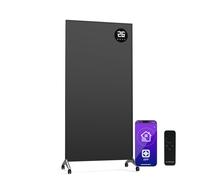 Klarstein Wonderwall Bornholm Smart 1200W 120x60cm Infrared Panel Heater Black