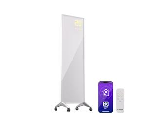 Klarstein Wonderwall Bornholm Smart 400W 100x30cm Infrared Panel Heater White