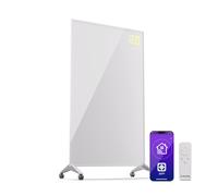 Klarstein Wonderwall Bornholm Smart 800W 100x60cm Infrared Panel Heater White