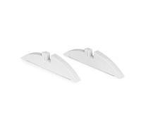Klarstein Wonderwall Stand Feet for Wonderwall Infrared Heater - Plastic, 2 Pieces, Accessory, Grey-Silver