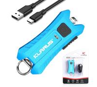 klarus Mi2 USB C Rechargeable LED Keyring Torch, 40 Lumens Small Lightweight Pocket Keychain Flashlight Powered by Bulid-in Battery