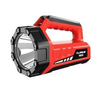 klarus RS10 Rechargeable Spotlight Flashlight with White/Red Flood Light, Camping Lantern Flashlight Combo, 8000mAh Power Bank, 7 Light Modes Led Flashlight for Hurricane Emergency, Camping, Outdoor