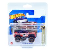 KLAS Hot Wheels Custom Ford Bronco (Red) 8/10 Baja Blazers 2022-74/250 (Short Card) *** COMES IN A CAR KEEPER PROTECTIVE COLLECTORS CASE *** HCV15