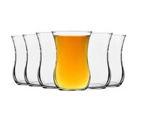 Klasik Turkish Tea Glasses - 115ml - Clear - Pack of 12