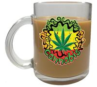 Klassek Cannabis Plant Marijuana Weed Leaf Ganga Dope Pot Art Mug hygenic Dishwater Safe Coffee Tea 10oz 295ml for Men Women Gift Present