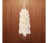 KLASSIE STORES Artificial Mogra Gajra for Hair Bun | White Jasmine Flower Juda Accessories for Women, Girls | Fabric Artificial Gajra for Bridal, Wedding, Festive Hairstyles (Pack of 4)