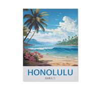 klassisches Puzzle 1000 Stück,Honolulu, Hawaii,Einzigartige Heimdekorationen Und Geschenke(38x26cm)-CO2