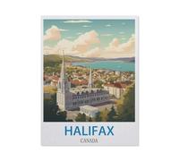 Klassisches Puzzle 1000 Teile，Halifax, Kanada，Kind Oder Einen Freund,1000 Piece（75x50cm）-CK50