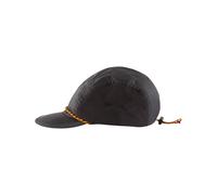 Klattermusen - Water-repellent flat peak cap made from recycled Polyamide - Runa Five Panel Cap Raven for Men - Black Black one size