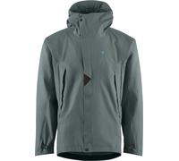 Klattermusen - Waterproof and windbreaker hiking jacket - Asynja Jacket M's Teal Grey for Men - Size L Grey L