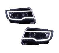 KLAUER Car Headlights For Jeep For Compass 2011-2016 LED Front Lamps Assembly Upgrade High Configure Projector Lens Design
