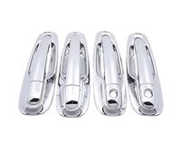 KLAUER Door Handle Covers Chrome Car Door Handle Cover Trim Stickers for Chevrolet for Daewoo for Lacetti for Optra 2007-2013(HandleBowl 2 Keyhole)