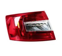 KLAUER For Skoda For Octavia 2015 2016 2017 LED Tail Light Assembly Brake Warning Lamp Housing Rear Lamp Assembly Taillight Cover(left)