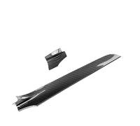 KLAUER Panel Frame Cover Carbon Fiber ABS Center Console Dashboard Trim Cover For Mercedes For Benz W205 C Class C180 C200 GLC X253 2015-2021 Decoration Panel Trim(Carbon fiber Black)