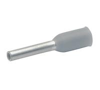 Klauke 166GRL KLAU Wire End Ferrules DIN 0.14 mm² 8 mm VZ Insulated, Grey/Silver, Pack of 100