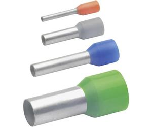 Klauke 166GRL KLAU Wire End Ferrules DIN 0.14 mm² 8 mm VZ Insulated, Grey/Silver, Pack of 100