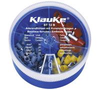 Klauke Ferrule Set 100 Parts Insulated in Grey Yellow Red Blue ST12B