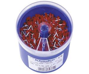 Klauke Ferrule set 1mm² partially insulated red 1000 pcs