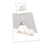 Klaus Herding GmbH Duvet Cover Set, Cotton, Multicoloured, 80 x 80 cm