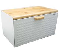 KLAUSBERG KB-7427 DOUBLE-SIDED BREAD BOX, WHITE