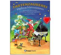 Klavierschule sollicitez - Jeu de Noël livre pour Piano élèves de Aniko Drabon avec vielfätigen Occupation possibilités : Solo, vierhändig, PIANO ET C INSTRUMENTS de, CHANT... (avec cœur Note colorée Pince)