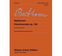 Klaviersonate B-Dur Op. 106 Ludwig van Beethoven Book [Softcover] Piano Wiener U