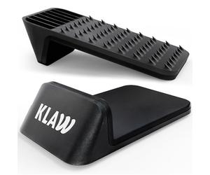 KLAW Bass Drum Rug Anchor - Completely Stops Drum Creep | Works on Every Drum Mat, Drum Rug & Carpet | Pocket Drum Accessories For Kick Drums | Gift Ready Drum Set Brake Accessory (Black, Regular)