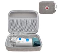 Klawdsky Carrying Case for Portable Nebulizer, Travel Medical Bag, Hard Emergency Medical Bag for Inhaler Spacer Case for Adults(Case Only) (Gray)
